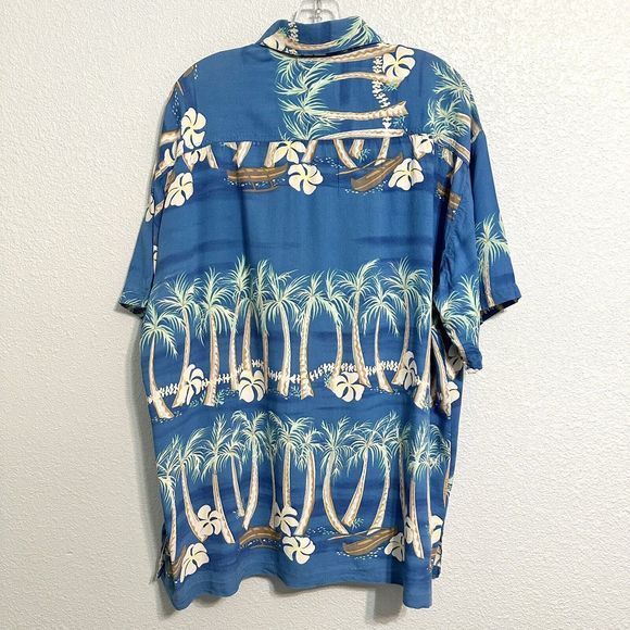 Kahala Hawaiian Shirt John Severson Mens Size XL Button Shirt Short Sleeve Rayon - Picture 2 of 11